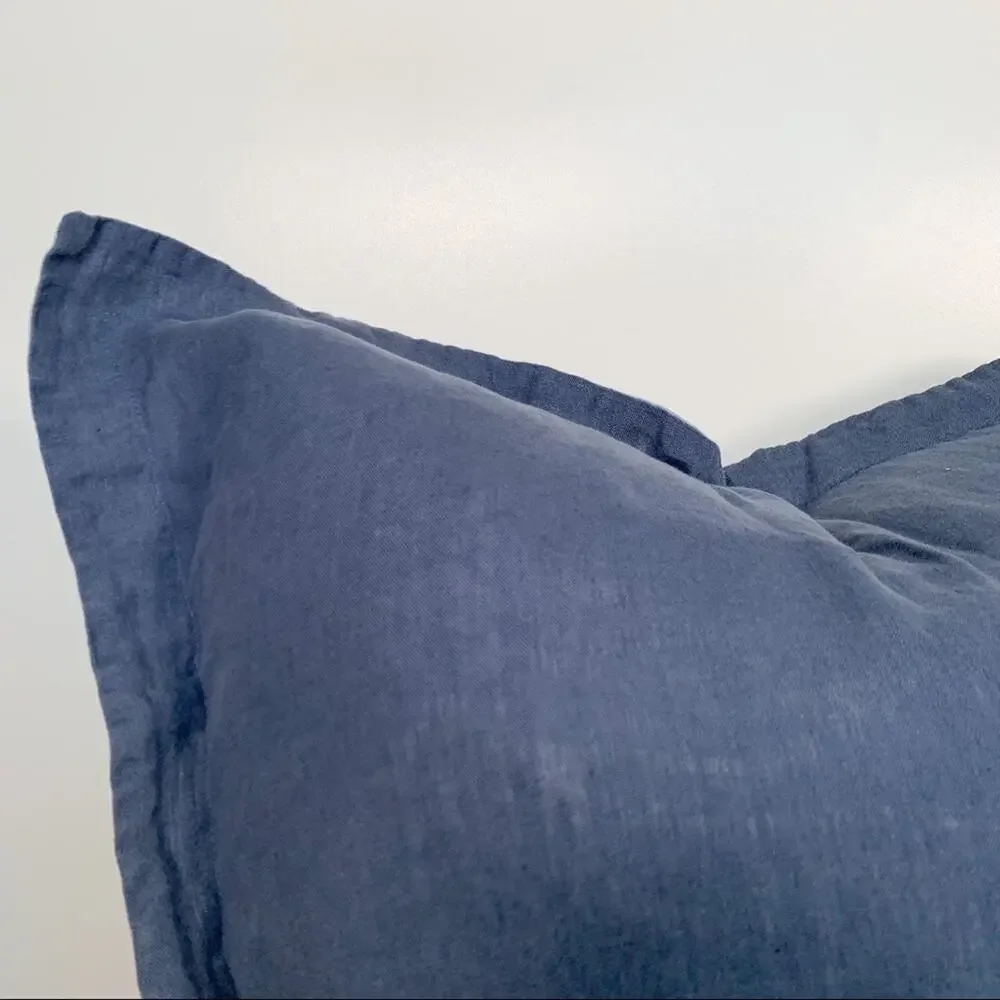 Crate & Barrel Lake Natural Hemp Fiber Euro Sham